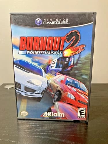 Burnout 2: Point of Impact Nintendo GameCube 2003 Authentic Tested & Working