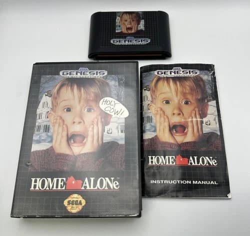 HOME ALONE (SEGA GENESIS, 1992) - CIB COMPLETE - TESTED