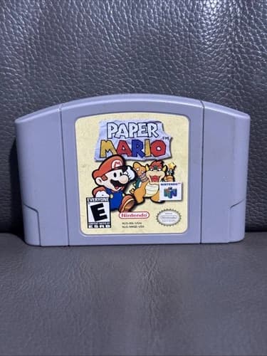 Paper Mario Nintendo 64 N64 - Authentic