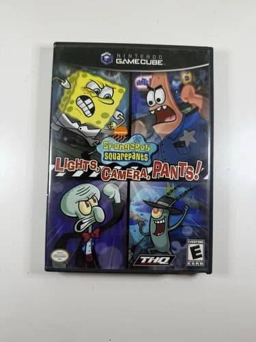 SpongeBob SquarePants: Lights, Camera, Pants Nintendo GameCube 2005 Complete