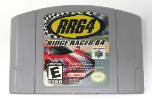 RIDGE RACER 64 RR64 Nintendo 64 Cartridge N64 Authentic Tested Cleaned