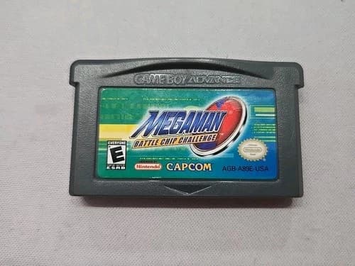 Mega Man Battle Chip Challenge (Nintendo Game Boy Advance, 2004) GBA Authentic
