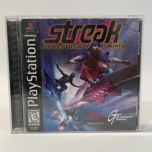 Streak Hoverboard Racing PS1 Sony PlayStation Midway Sports Racing Video Game