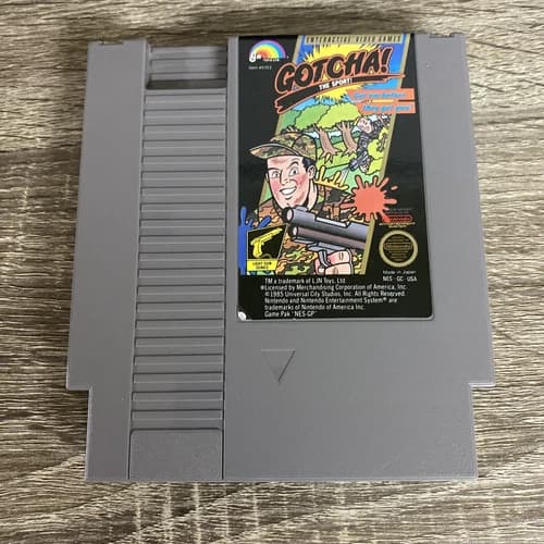 Gothca The Sport NES Nintendo Cartridge Original Authentic Video Game Tested!