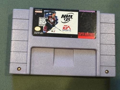 NHL 98 (Super Nintendo Entertainment System) TESTED & WORKING
