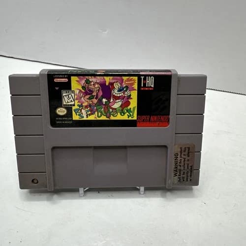 Ren & Stimpy Show: Buckaroo (Super Nintendo SNES) Tested Authentic WORKING
