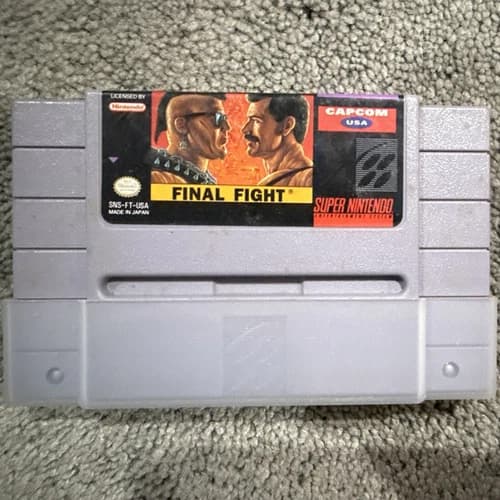 Capcom Final Fight Super Nintendo SNES Game Cartridge Only NTSC-U/C