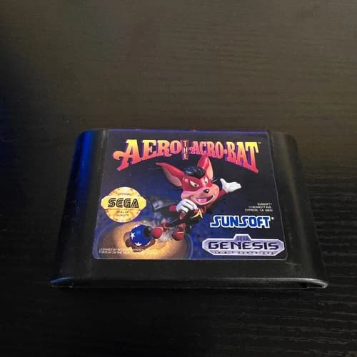 Aero the Acrobat (Sega Genesis, 1993) Cart Only Tested