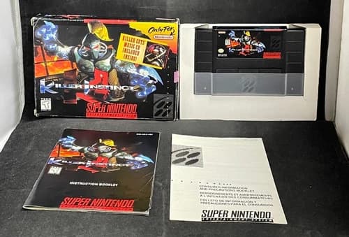 Killer Instinct (Super Nintendo/SNES) (No CD) Complete CIB Authentic Tested