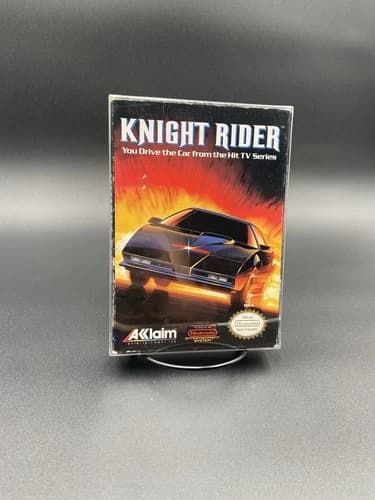 Knight Rider - (Nintendo NES Video Game, 1989) - Complete In Box CIB