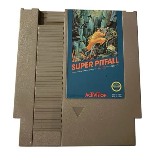 Super Pitfall NES Nintendo Game Tested Authentic Activision