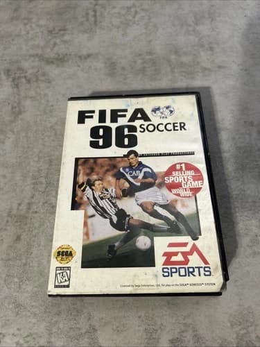 FIFA 96 Soccer (Sega Genesis, 1995) EA Sports Tested And Working