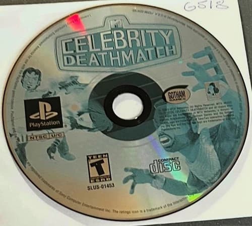 MTV Celebrity Deathmatch PlayStation 1 Ps1 Disc Only #G518