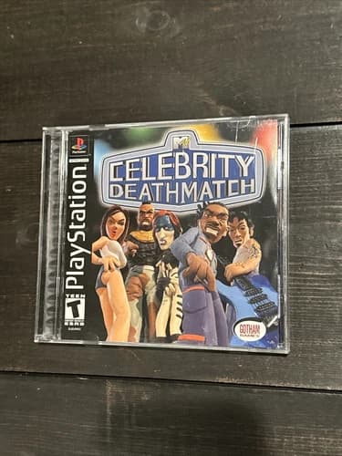 MTV Celebrity Deathmatch PS1 PlayStation 1 Complete Manual Reg Card CIB - Tested
