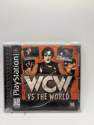 WCW vs. The World (Sony PlayStation 1, 1997) PS1 Complete In Box