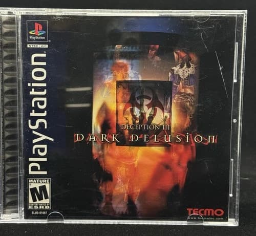 Deception III: Dark Delusion (PlayStation 1, 2000) Game Works Well See Photos