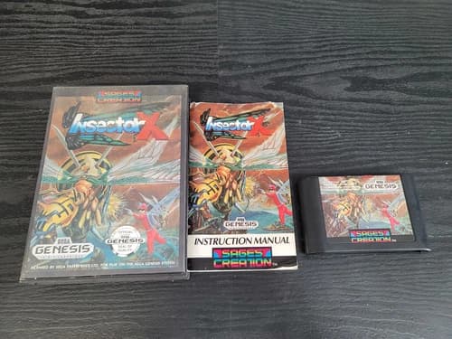 Insector X Sega Genesis Complete In Box CIB Great Shape