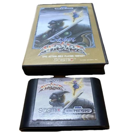 Super Hydlide (Sega Genesis, 1990) CIB w/Manual