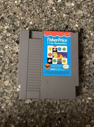 NES Fisher Price I Can Remember (Nintendo NES, 1990 Great Condition