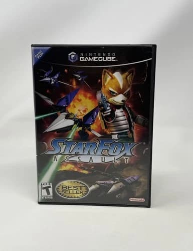 Star Fox Assault Nintendo GameCube Complete CIB Black Label Pristine Disc Tested