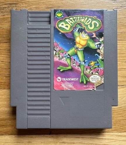 Battletoads (Nintendo NES, 1991) Authentic. Cartridge Only. Tested