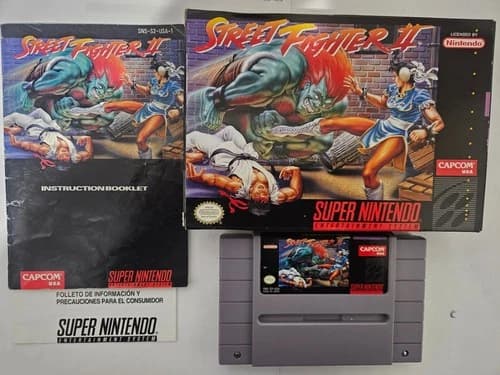 SNES Street Fighter 2 CIB