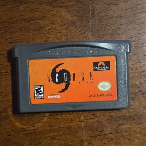 Scurge: Hive Nintendo Game Boy Advance GBA Authentic Cartridge SouthPeak