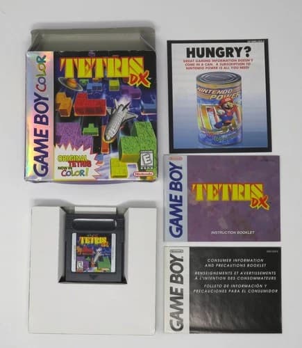 Tetris DX Nintendo - Game Boy Color, In Box, Manual, All Inserts -CLEAN