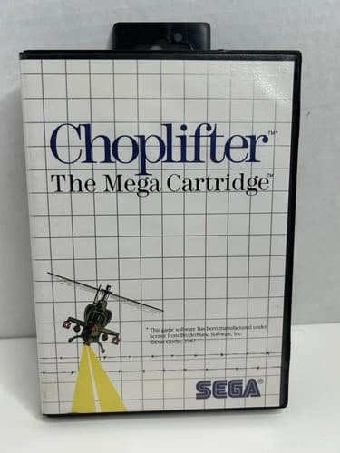 Choplifter (Sega Master System, 1986) CIB Complete In Box