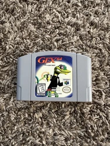 Gex 64 : Enter The Gecko ( Nintendo 64 N64) Authentic Tested
