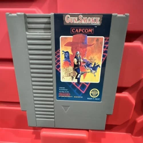 Nintendo Gun.Smoke Capcom Shooter Nintendo NES Game Cartridge 1985