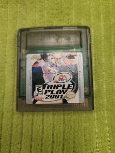 Triple Play 2001 (Nintendo Gameboy Boy Color GBC) Tested