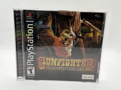 Gunfighter: The Legend of Jesse James PS1 2001 Complete CIB Tested W/Reg