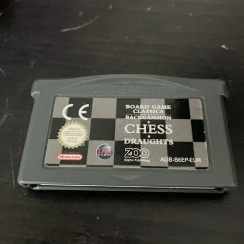 Nintendo Gameboy Advance GBA Game * Board Game Classics * Chess Backgammon etc