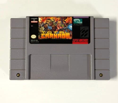 Total Carnage (Super Nintendo SNES, 1993) *Cartridge Only*