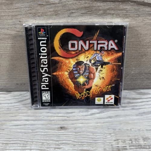 CONTRA LEGACY OF WAR - SONY PLAYSTATION 1 PS1 - COMPLETE *TESTED & WORKING*