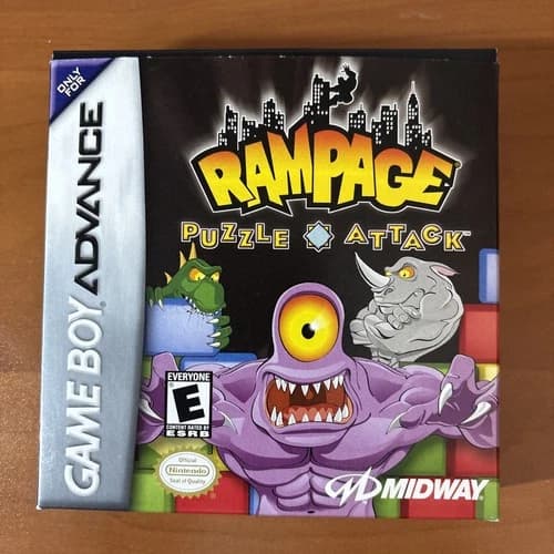 Rampage Puzzle Attack (Nintendo Game Boy Advance, 2001)