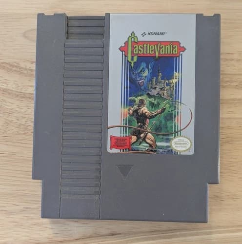 Castlevania Nintendo NES Tested Working Authentic Cartridge (1987)