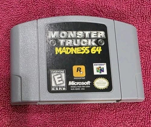 Monster Truck Madness 64 Game Cartridge for Nintendo 64 • Tested N64