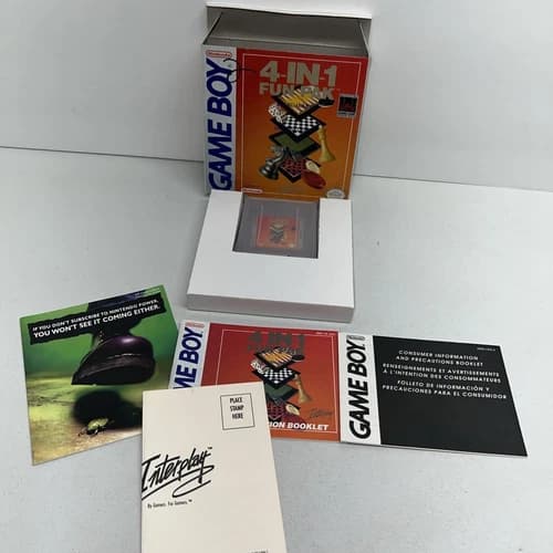 Nintendo - Gameboy Classic - 4-IN-1 Fun Pak - CIB Complete EUC Tested