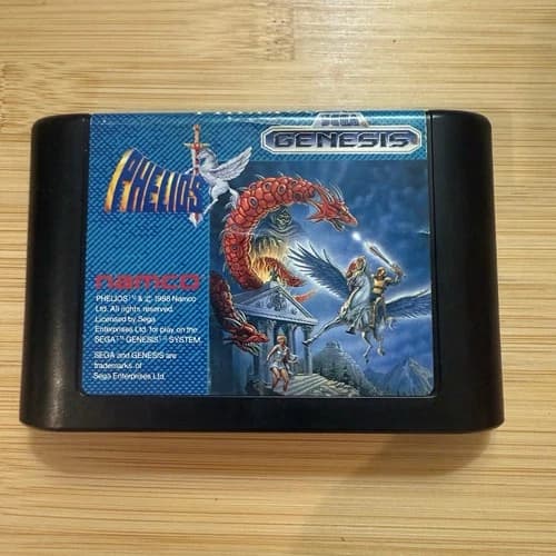 SEGA 💥 Phelios 💥 Genesis Namco 1990 Shmup Cart Only Clean Tested Working 💎💎