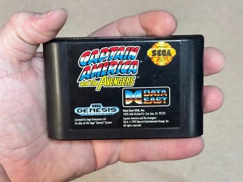 Captain America - Authentic (Sega Genesis) Game Cartridge - Tested