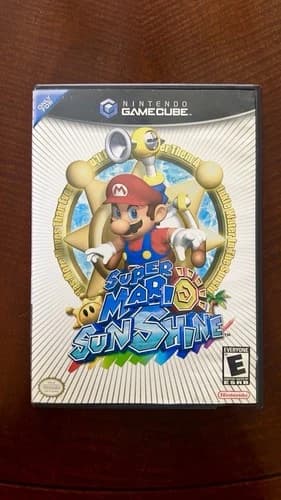 SUPER MARIO Sunshine NINTENDO GameCube 2002 TESTED