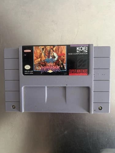 Uncharted Waters New Horizons SNES Super Nintendo Cart only