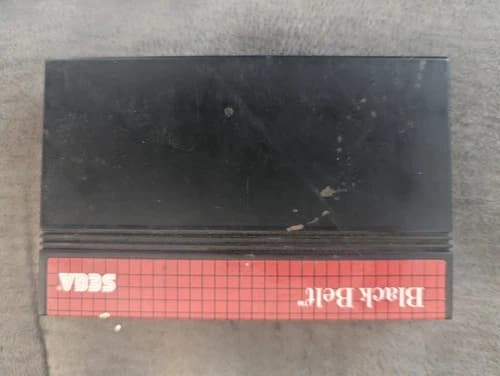 SEGA Black Belt Fighting Sega Master System Video Game Cartridge