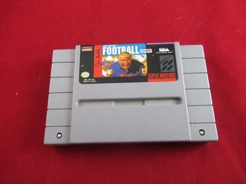 John Madden Football (Super Nintendo SNES, 1991) *Authentic - Tested*