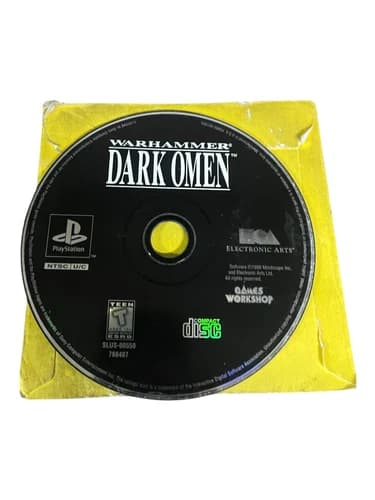 Sony PlayStation 1 PS1 Disc Only TESTED Warhammer: Dark Omen