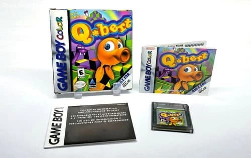 Q*bert - Nintendo Game Boy Color (CIB)