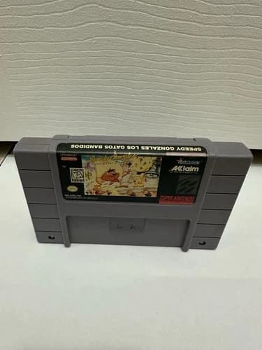 Speedy Gonzales Los Gatos Bandidos SNES Super Nintendo Game Cartridge