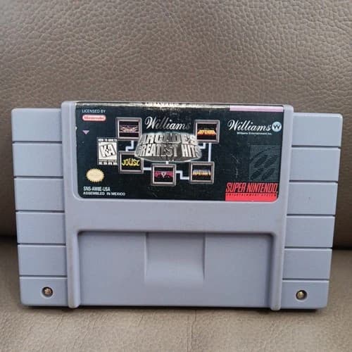 Williams Arcade's Greatest Hits (Super Nintendo, 1996) SNES CARTRIDGE ONLY